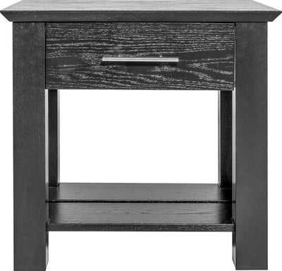 THE ALLEGIANT: Nightstand (1 drawer- small rear compartment)